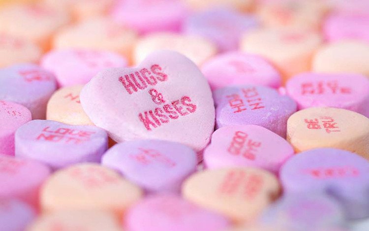макро, конфеты, сердце, hugs_kisses, macro, candy, heart