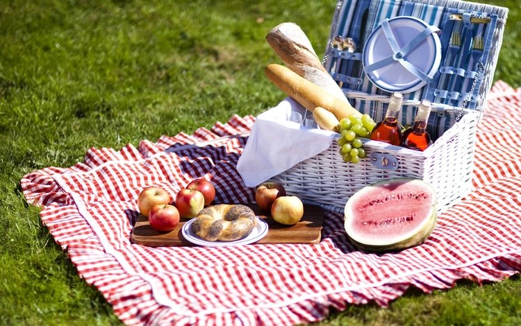 виноград, еда, фрукты, яблоки, арбуз, хлеб, пикник, grapes, food, fruit, apples, watermelon, bread, picnic