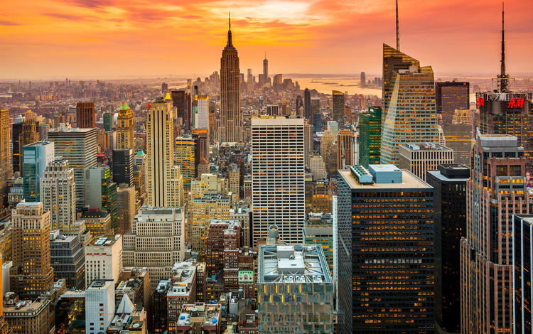 закат, город, сша, нью-йорк, new york city, nyc, sunset, the city, usa, new york