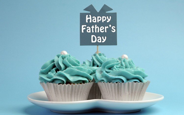 подарок, сладкое, тарелка, выпечка, кексы, день отца, gift, sweet, plate, cakes, cupcakes, father's day