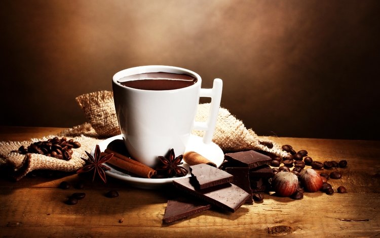 орехи, корица, зерна, кофе, напитки, шоколад, в шоколаде, бадьян, nuts, cinnamon, grain, coffee, drinks, chocolate, star anise