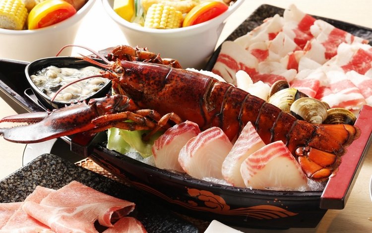 рыба, морепродукты, омар, рак, fish, seafood, omar, cancer