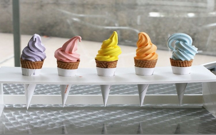 мороженое, сладкое, десерт, вафля, стаканчик, ice cream, sweet, dessert, wafer, cup