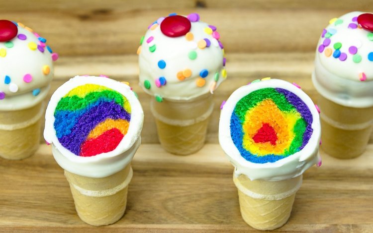 мороженое, разноцветное, десерт, ice cream, colorful, dessert