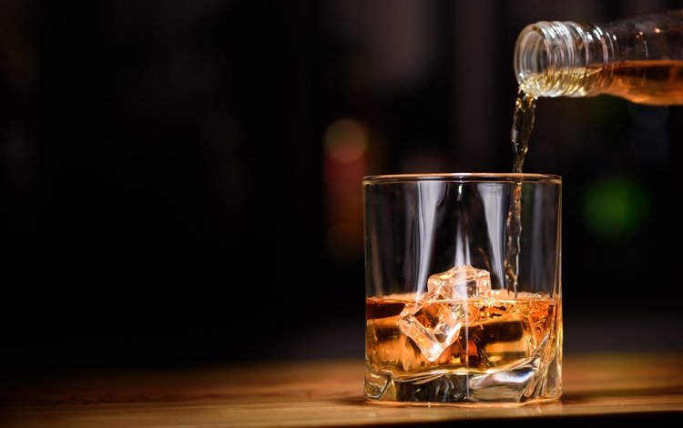 лёд, стакан, алкоголь, виски, ice, glass, alcohol, whiskey