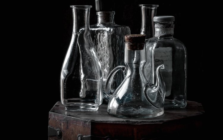 стекло, бутылка, натюрморт, колба, glass, bottle, still life, the bulb