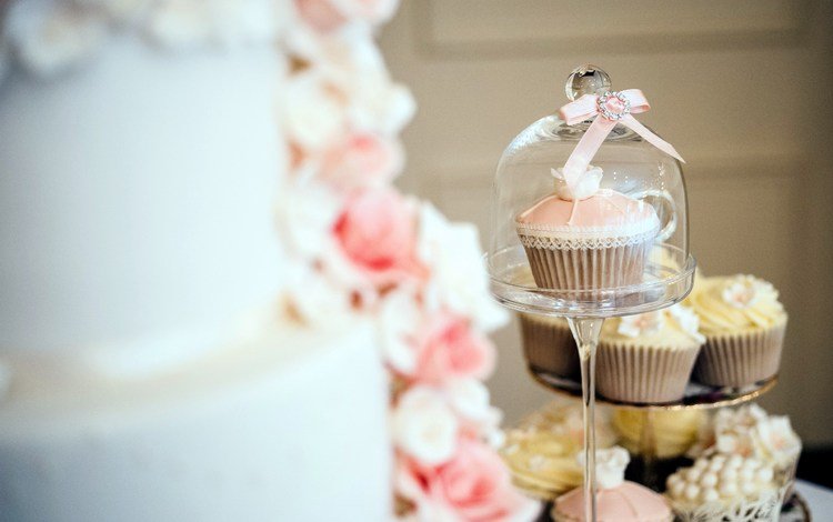 свадьба, украшение, торт, кексы, wedding, decoration, cake, cupcakes