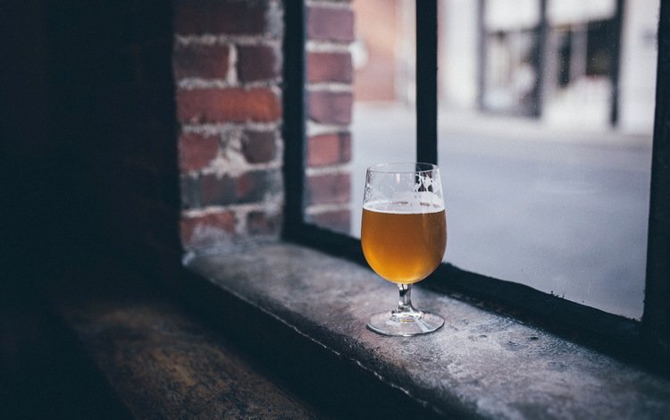 бокал, окно, пиво, glass, window, beer