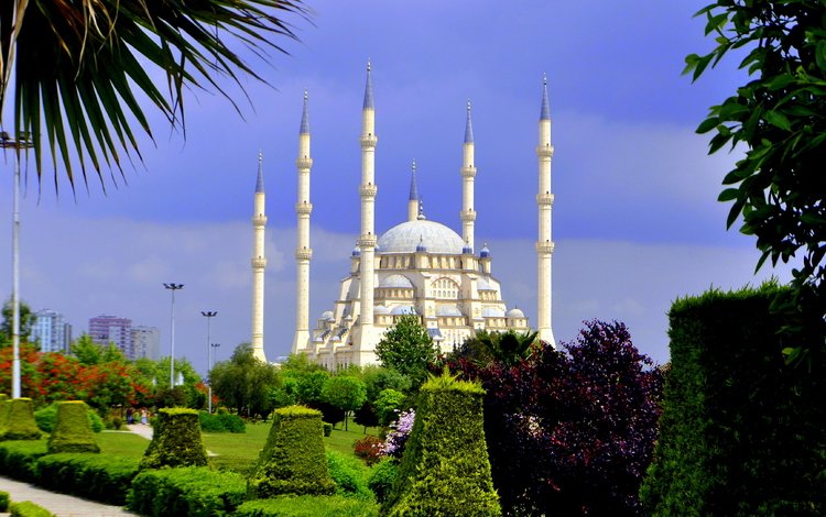 парк, турция, мечеть, индейка, sabanci, адана, мечеть сабанджи, park, turkey, mosque, adana, include merkez mosque
