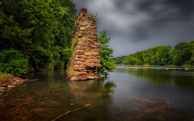 река, лес, река таллапуза, tallapoosa river, horseshoe bend national military park, дадевилл, алабама, river, forest, river tallapoosa, dadeville, alabama
