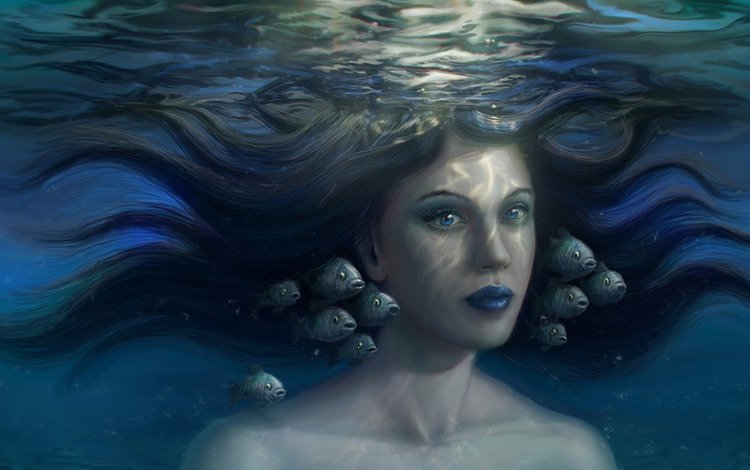 русалка, mermaid