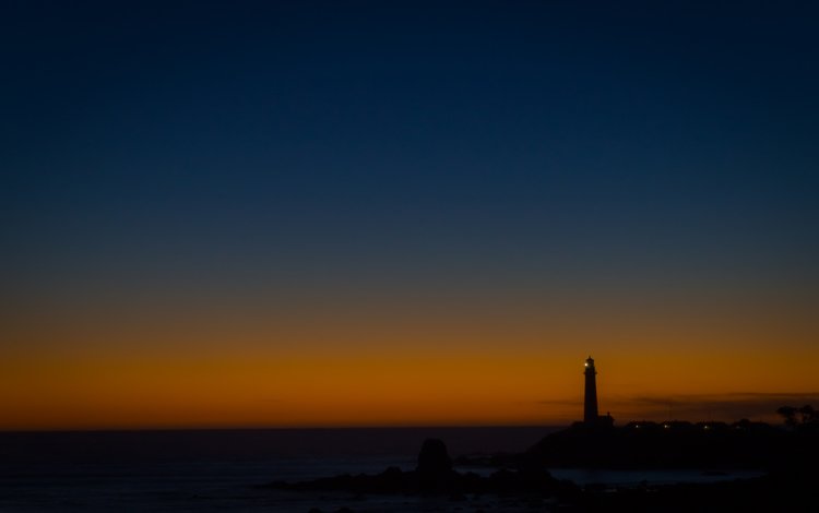 закат, маяк, sunset, lighthouse
