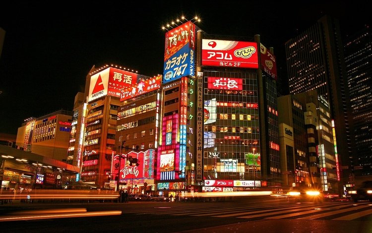свет, япония, машины, дороги, здания, токио, light, japan, machine, road, building, tokyo