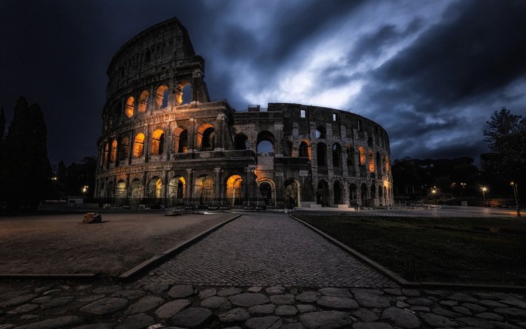 италия, колизей, рим, roma, италиа, dark coliseum, italy, colosseum, rome, italia