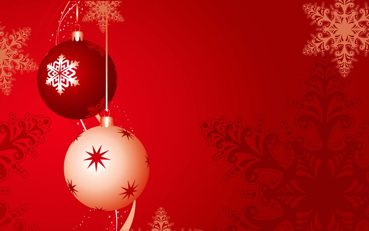 новый год, зима, вектор, узор, шарики, рождество, снежинка, открытка, new year, winter, vector, pattern, balls, christmas, snowflake, postcard