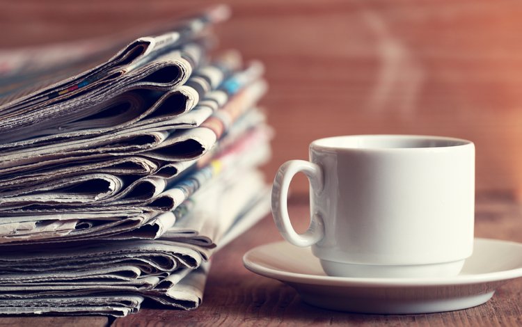 кофе, кружка, газеты, новости, savushkin, coffee, mug, newspapers, news