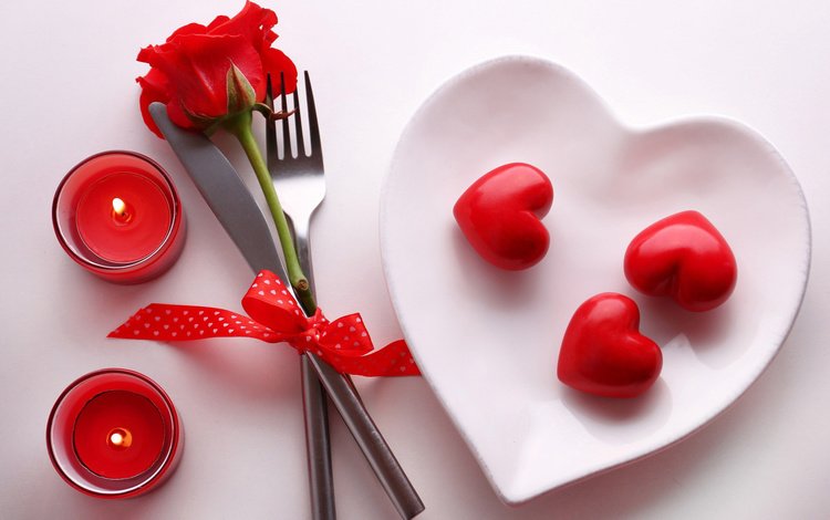 цветы, свечи, розы, любовь, праздник, сердечки, день святого валентина, flowers, candles, roses, love, holiday, hearts, valentine's day