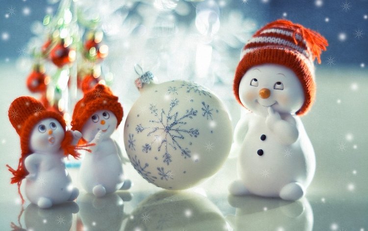 украшения, снеговики, елочные игрушки, новогодние фигурки, decoration, snowmen, christmas decorations, christmas figurines