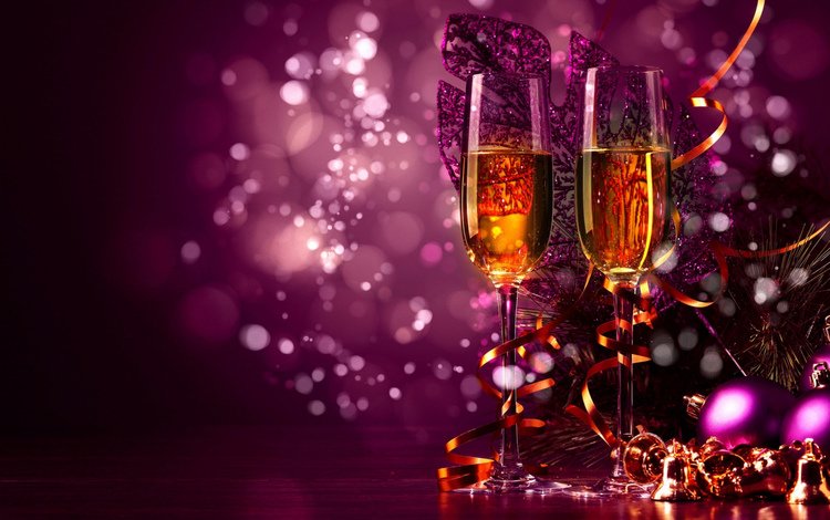 елочная, champaine, celebrate, decorations, christmas
