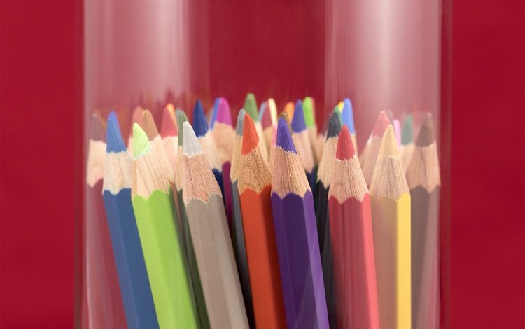 фон, разноцветные, карандаши, background, colorful, pencils