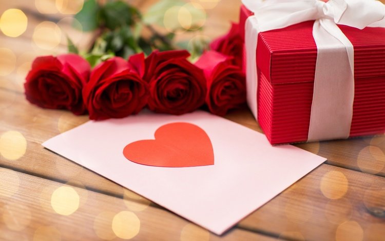 подарок, романтик, краcный, день святого валентина, роз, влюбленная, сердечка, valentine`s day, gift, romantic, red, valentine's day, roses, love, heart