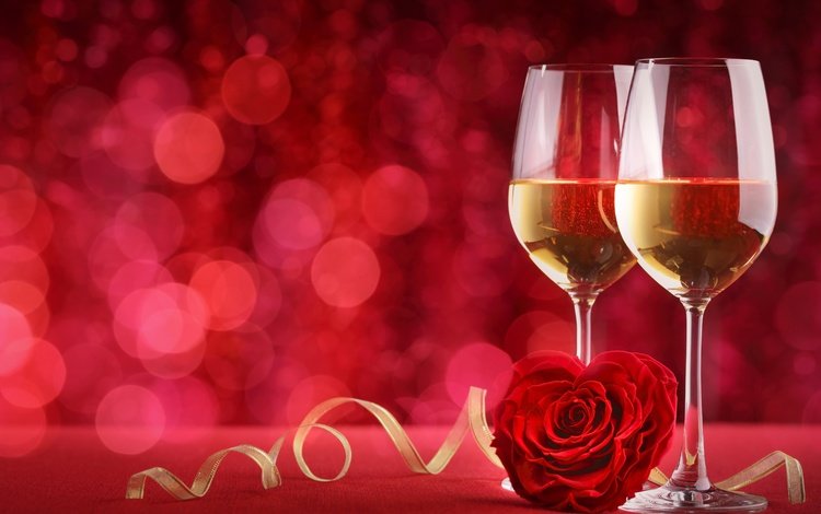 фон, влюбленная, бокалы, валентинов день, романтик, шампанское, краcный, день святого валентина, боке, роз, background, love, glasses, romantic, champagne, red, valentine's day, bokeh, roses