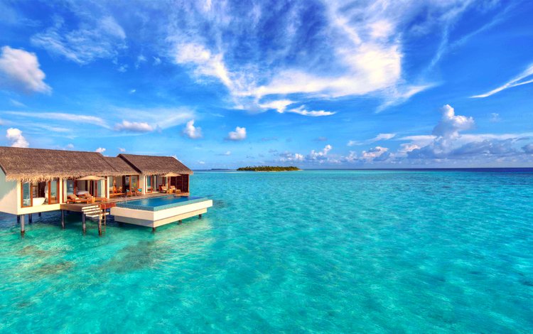море, отдых, остров, бунгало, мальдивы, sea, stay, island, bungalow, the maldives