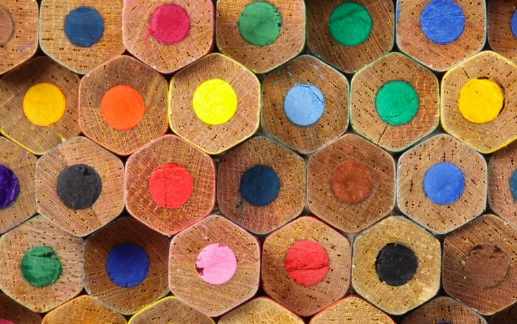 макро, разноцветные, карандаши, цветные, грифель, macro, colorful, pencils, colored, stylus