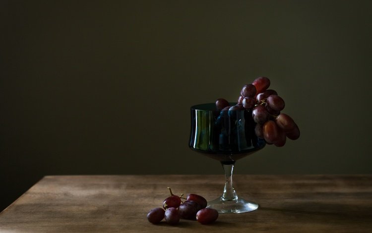 виноград, бокал, ягоды, grapes, glass, berries