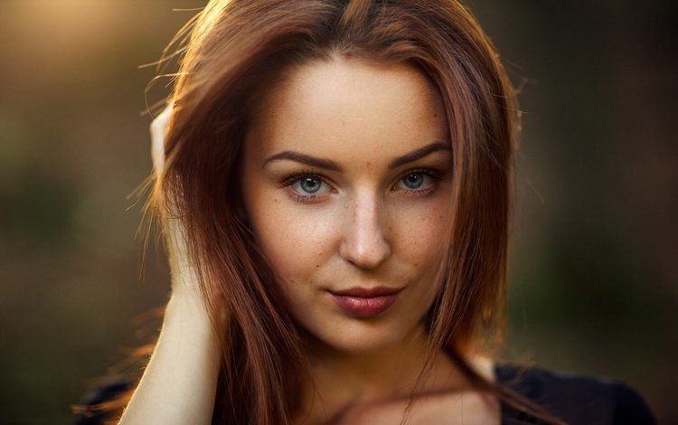 свет, девушка, портрет, взгляд, волосы, лицо, eikonas, light, girl, portrait, look, hair, face