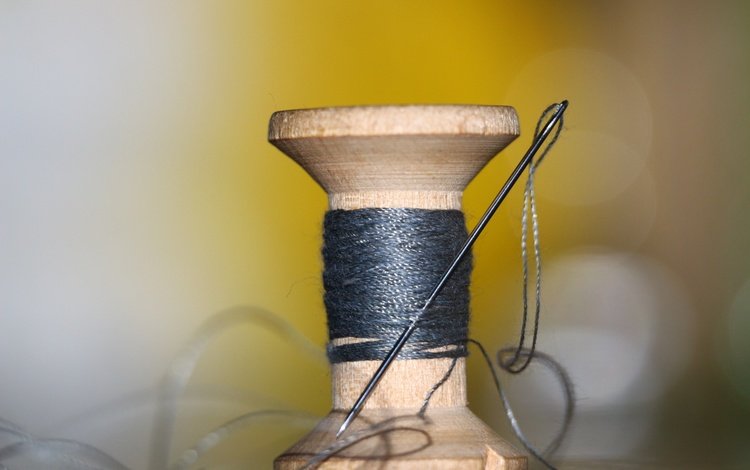 фон, игла, нитки, катушка, background, needle, thread, coil