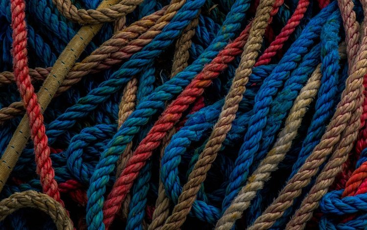 макро, цвет, веревка, канат, веревочки, macro, color, rope