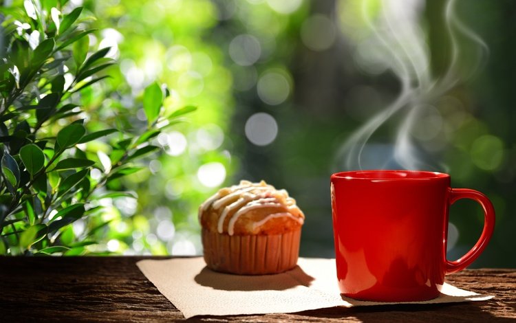 кофе, чашка, завтрак, кекс, горячая, доброе утро, капкейк, coffee cup, coffee, cup, breakfast, cupcake, hot, good morning