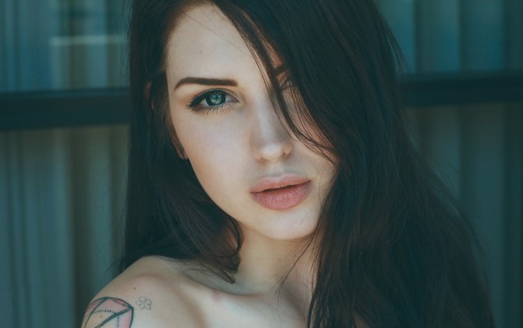 девушка, взгляд, модель, волосы, лицо, татуировка, dame tu alma, arwen, girl, look, model, hair, face, tattoo