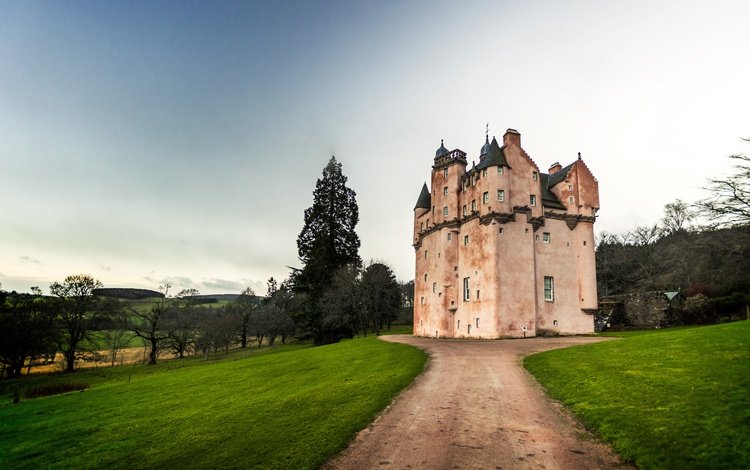 замок, шотландия, соединенное королевство, craigievar castle, замок крэгивар, castle, scotland, united kingdom