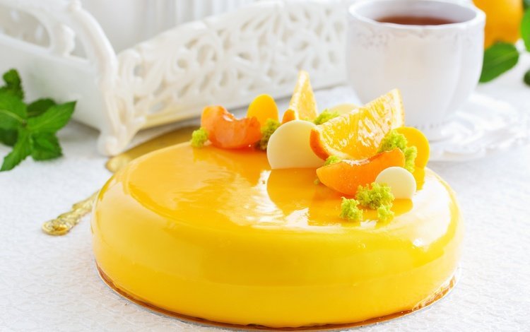 апельсин, сладкое, украшение, торт, десерт, orange, sweet, decoration, cake, dessert