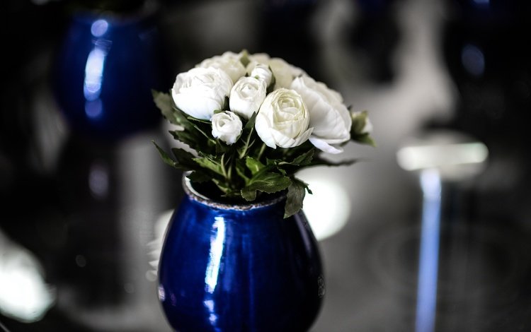 цветы, розы, букет, белые, ваза, flowers, roses, bouquet, white, vase