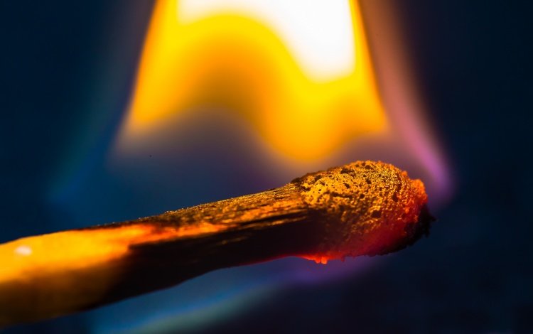 пламя, макро, фон, огонь, спичка, flame, macro, background, fire, match