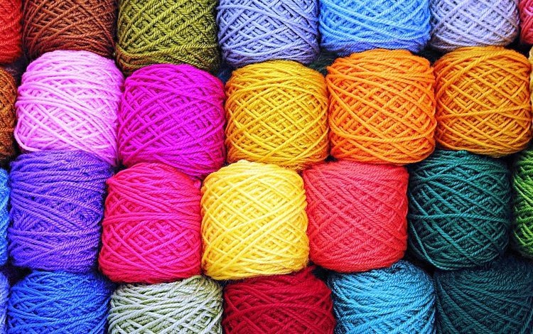 разноцветные, нити, нитки, вязание, пряжа, рукоделие, мотки, colorful, thread, knitting, yarn, needlework, hanks