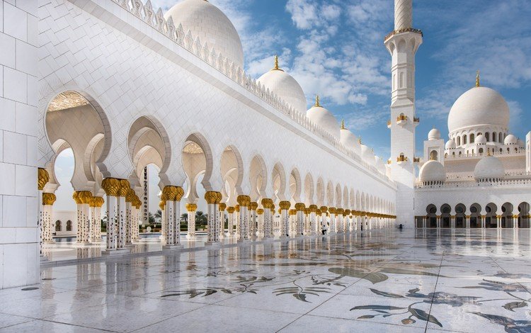 мечеть, оаэ, абу-даби, мечеть шейха зайда, mosque, uae, abu dhabi, the sheikh zayed grand mosque