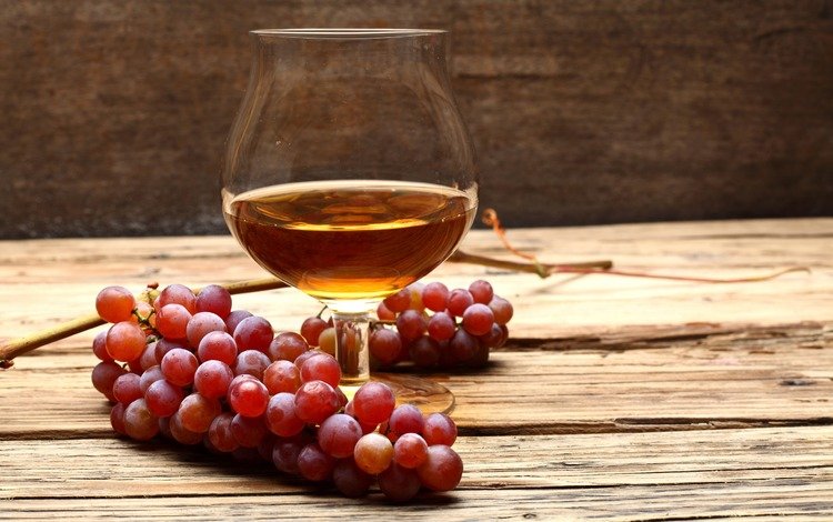 виноград, стол, бокал, алкоголь, коньяк, гроздь, grapes, table, glass, alcohol, cognac, bunch