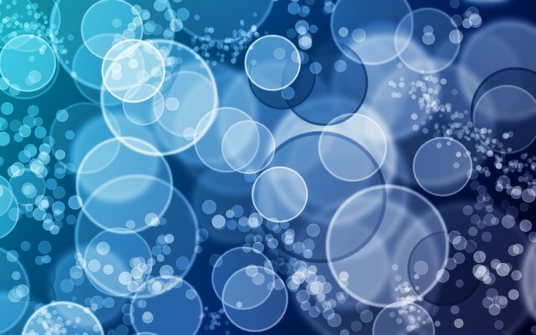абстракция, фон, синий, цвет, пузыри, голубой, круги, abstraction, background, blue, color, bubbles, circles