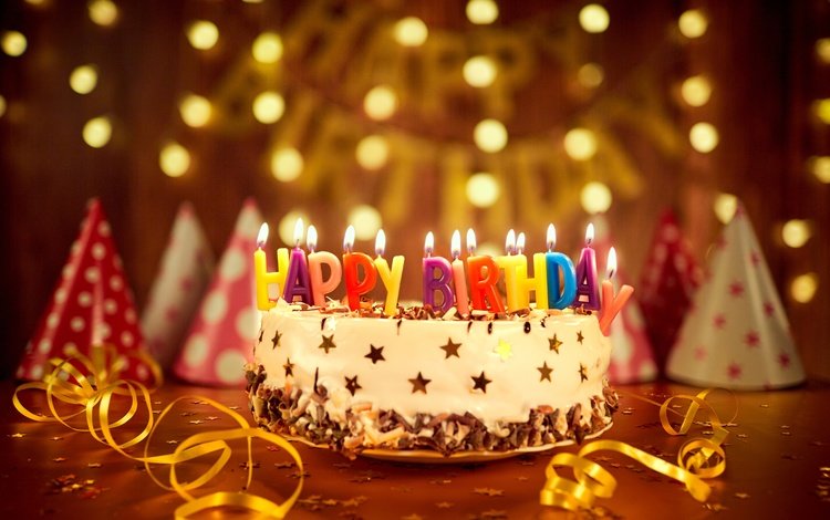 свечи, украшение, день рождения, торт, candles, decoration, birthday, cake