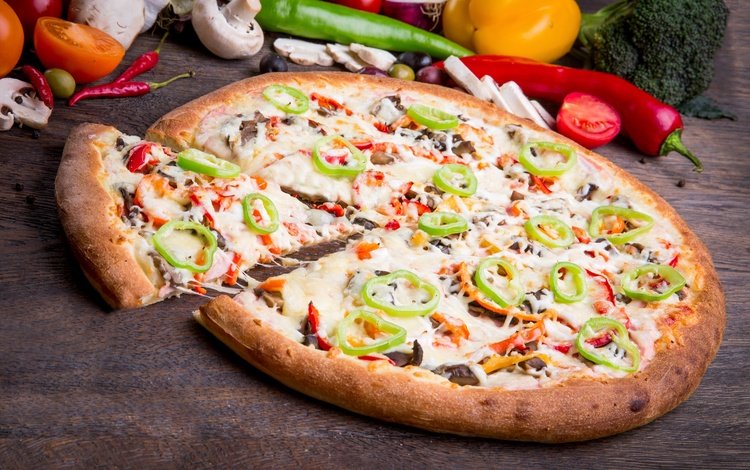 сыр, овощи, перец, пицца, cheese, vegetables, pepper, pizza