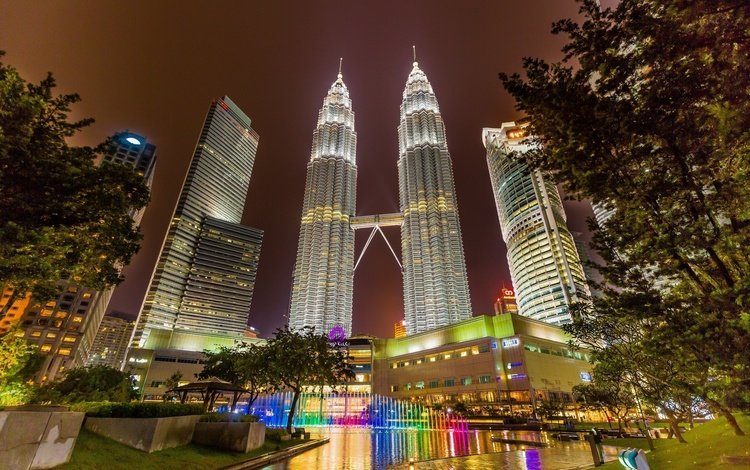 башни, малайзия, куала-лумпур, башни петронас, tower, malaysia, kuala lumpur, petronas twin towers