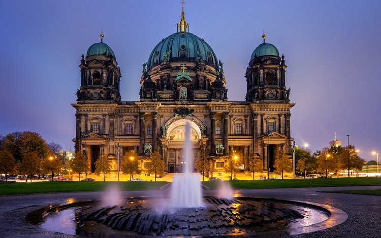 фонтан, германия, берлин, кафедральный собор, берлин. германия, fountain, germany, berlin, cathedral, berlin. germany