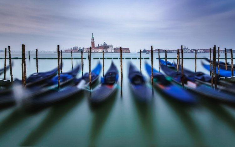 лодки, венеция, гондола, италия, hdr, achim thomae, boats, venice, gondola, italy