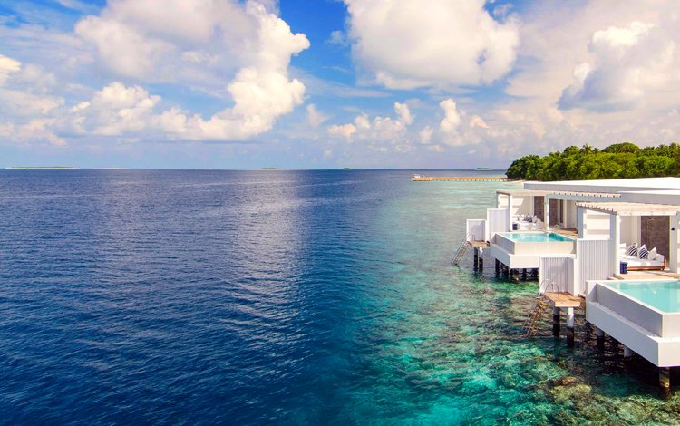 море, остров, курорт, тропики, мальдивы, sea, island, resort, tropics, the maldives