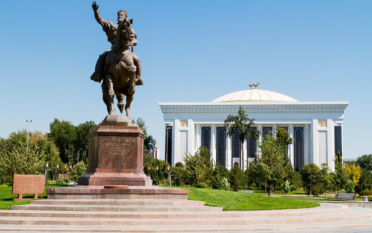 парк, памятник, ташкент, памятник амиру тимуру, узбекистан, park, monument, tashkent, monument of amir timur, uzbekistan