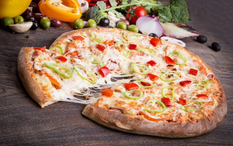 сыр, овощи, пицца, cheese, vegetables, pizza